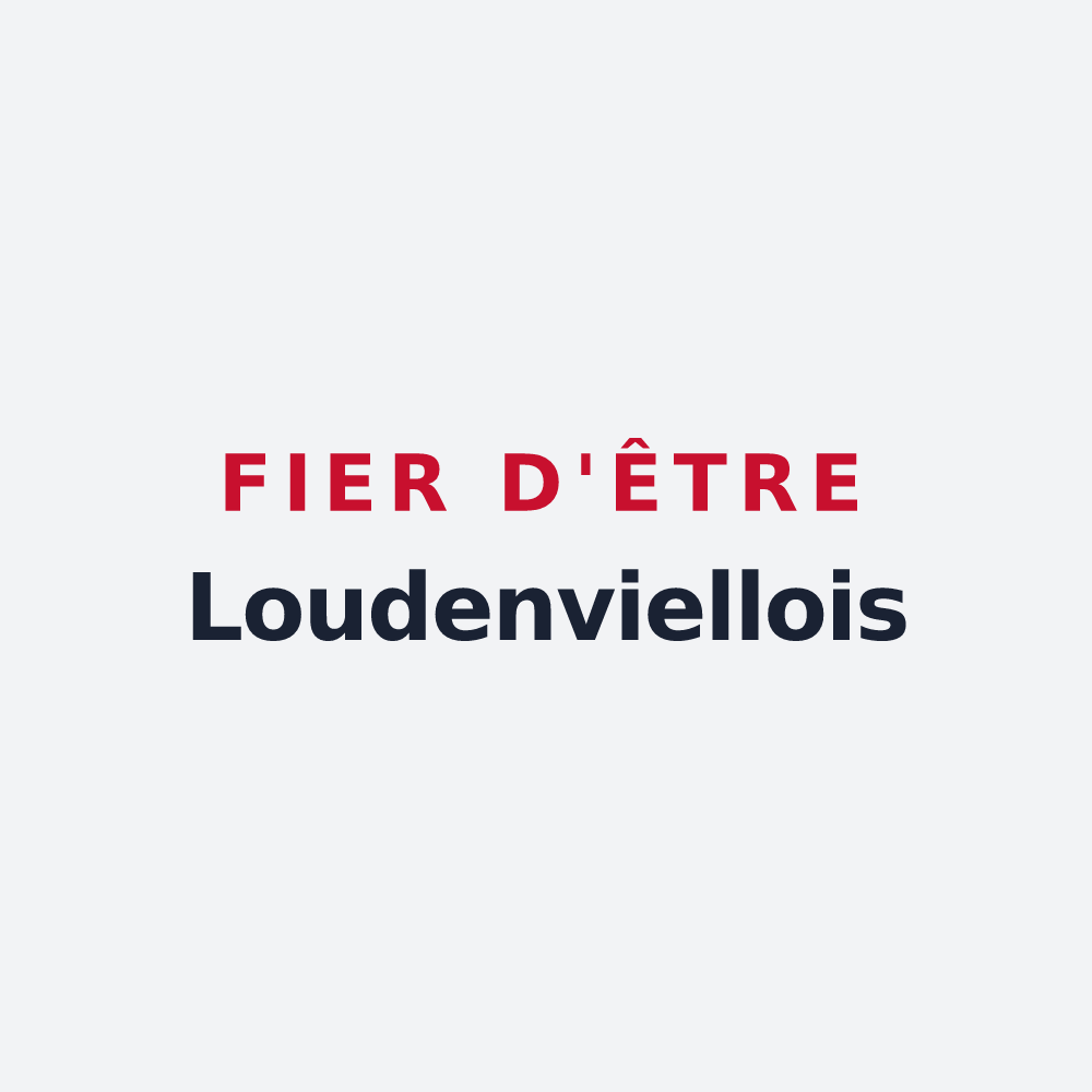 Poster « Fier d'être Loudenviellois » — design pour Loudenvielle