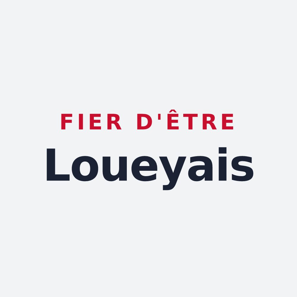 Poster « Fier d'être Loueyais » — design pour Louey