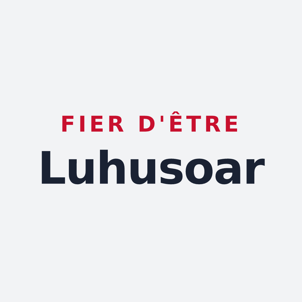 Poster « Fier d'être Luhusoar » — design pour Louhossoa
