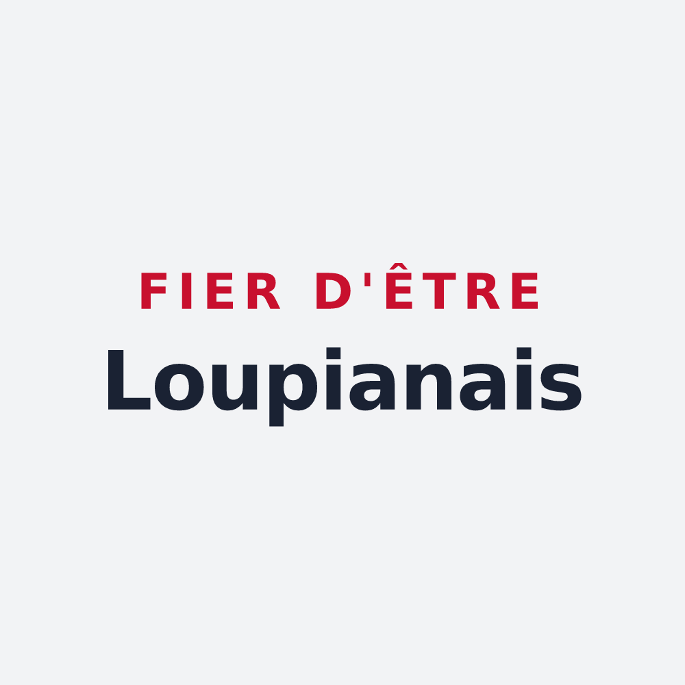 Poster « Fier d'être Loupianais » — design pour Loupian