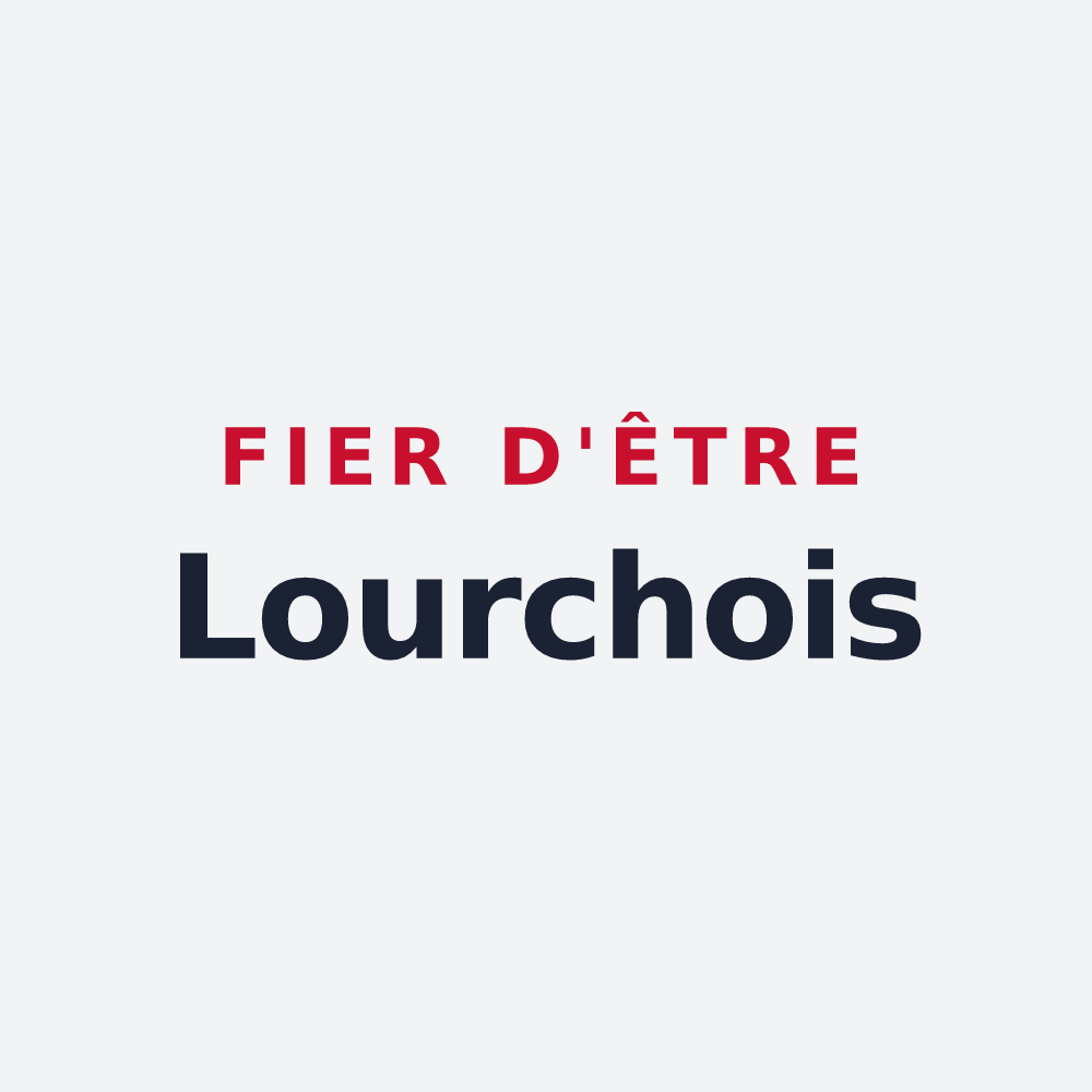 Poster « Fier d'être Lourchois » — design pour Lourches