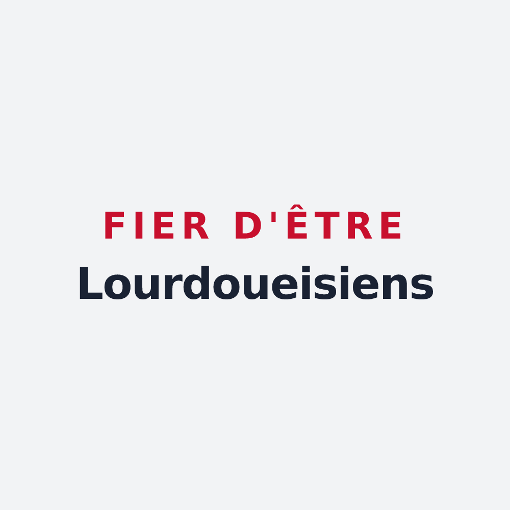 Poster « Fier d'être Lourdoueisiens » — design pour Lourdoueix-Saint-Michel