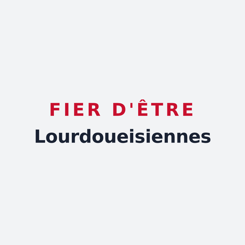 Poster « Fier d'être Lourdoueisiennes » — design pour Lourdoueix-Saint-Pierre