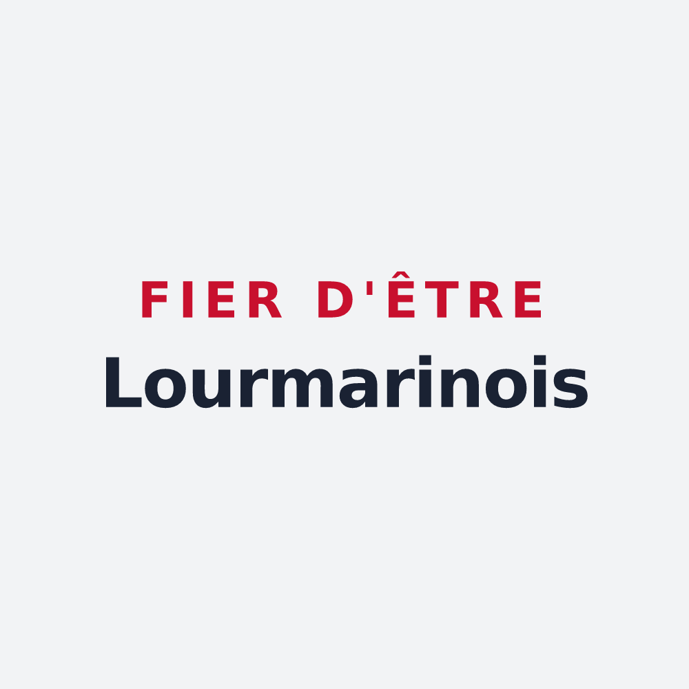 Poster « Fier d'être Lourmarinois » — design pour Lourmarin