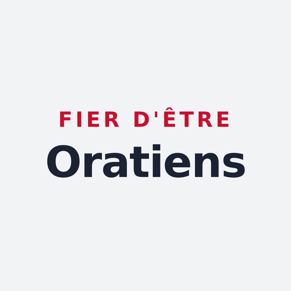 Poster « Fier d'être Oratiens » — design pour Lourouer-Saint-Laurent