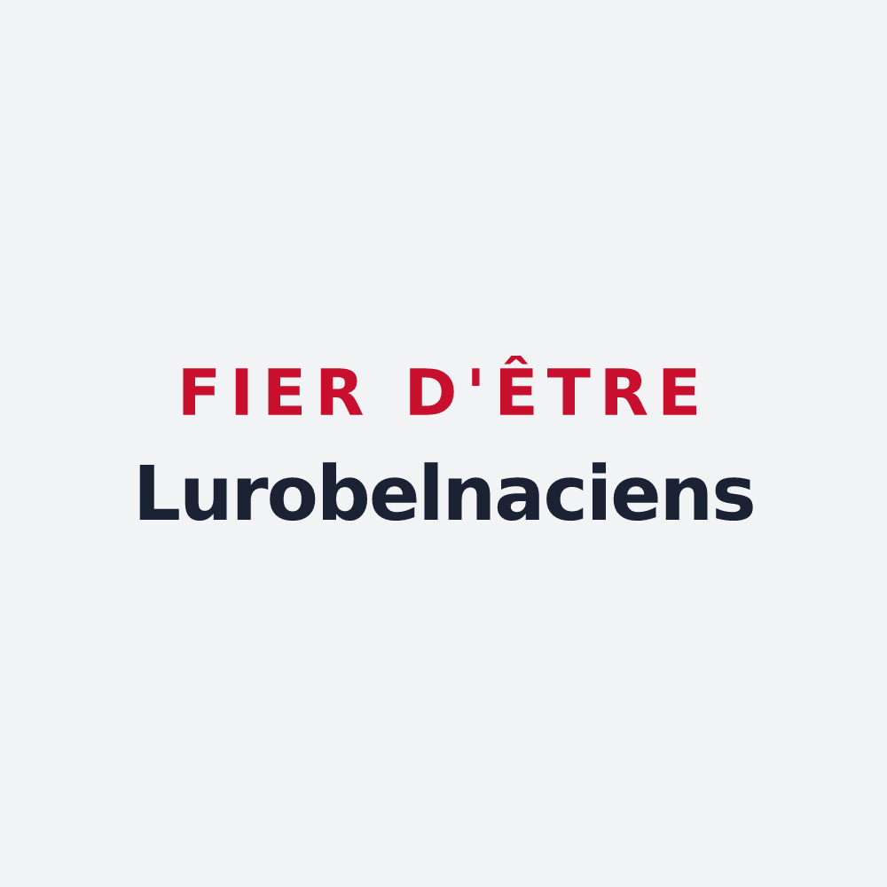 Poster « Fier d'être Lurobelnaciens » — design pour Louroux-de-Beaune