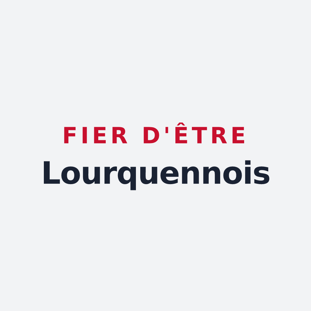 Poster « Fier d'être Lourquennois » — design pour Lourquen