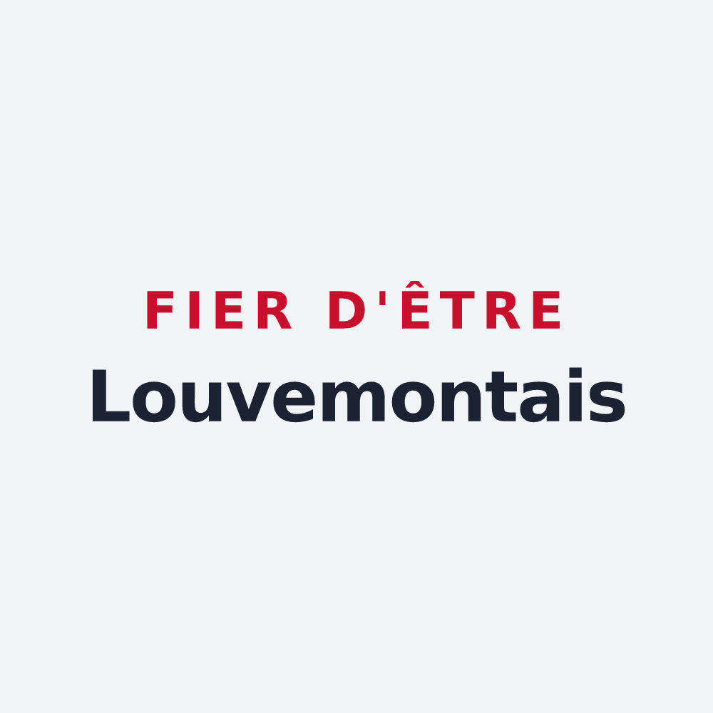 Poster « Fier d'être Louvemontais » — design pour Louvemont