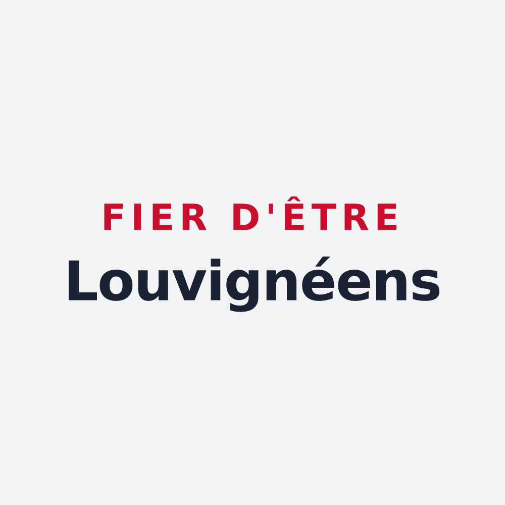 Poster « Fier d'être Louvignéens » — design pour Louvigné-de-Bais