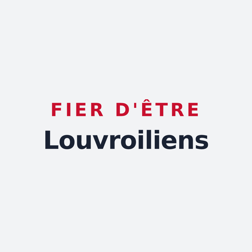 Poster « Fier d'être Louvroiliens » — design pour Louvroil