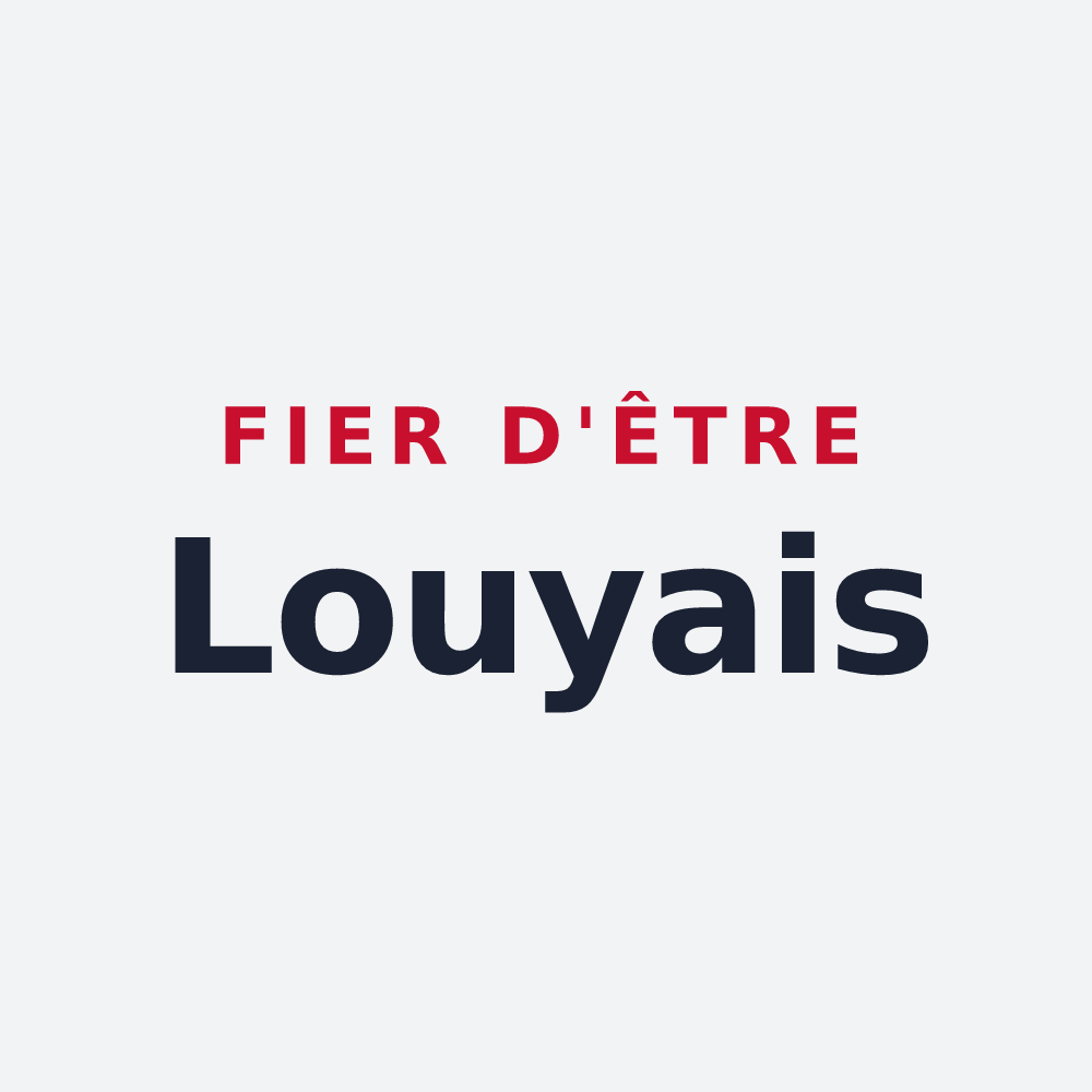 Poster « Fier d'être Louyais » — design pour Louye