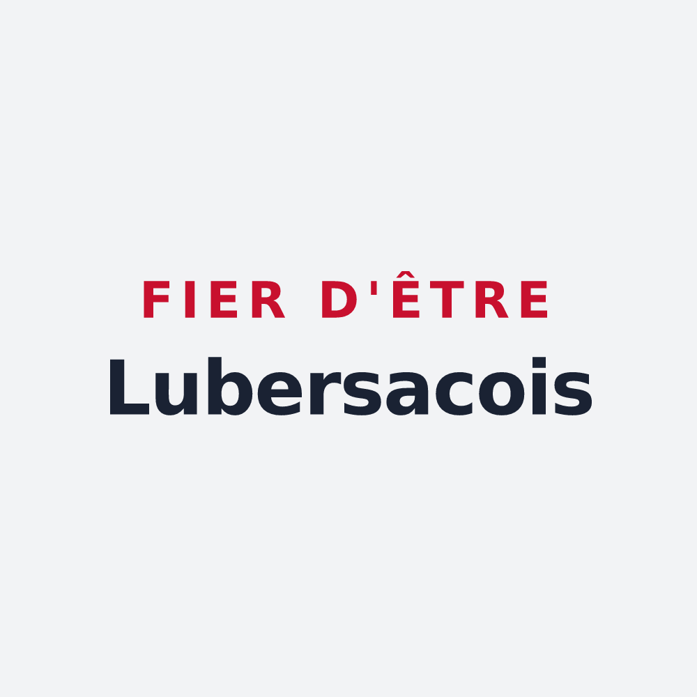 Poster « Fier d'être Lubersacois » — design pour Lubersac