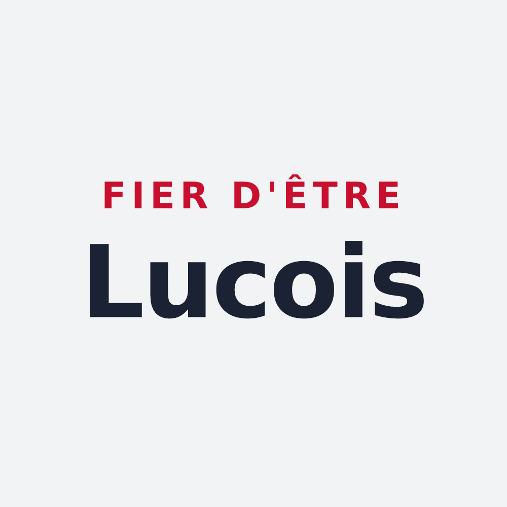 Poster « Fier d'être Lucois » — design pour Luc-en-Diois
