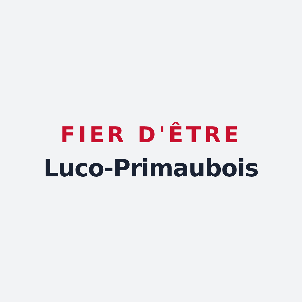 Poster « Fier d'être Luco-Primaubois » — design pour Luc-la-Primaube