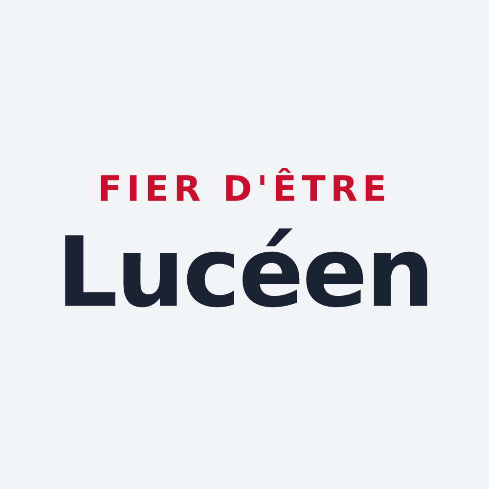 Poster « Fier d'être Lucéen » — design pour Lucé-sous-Ballon