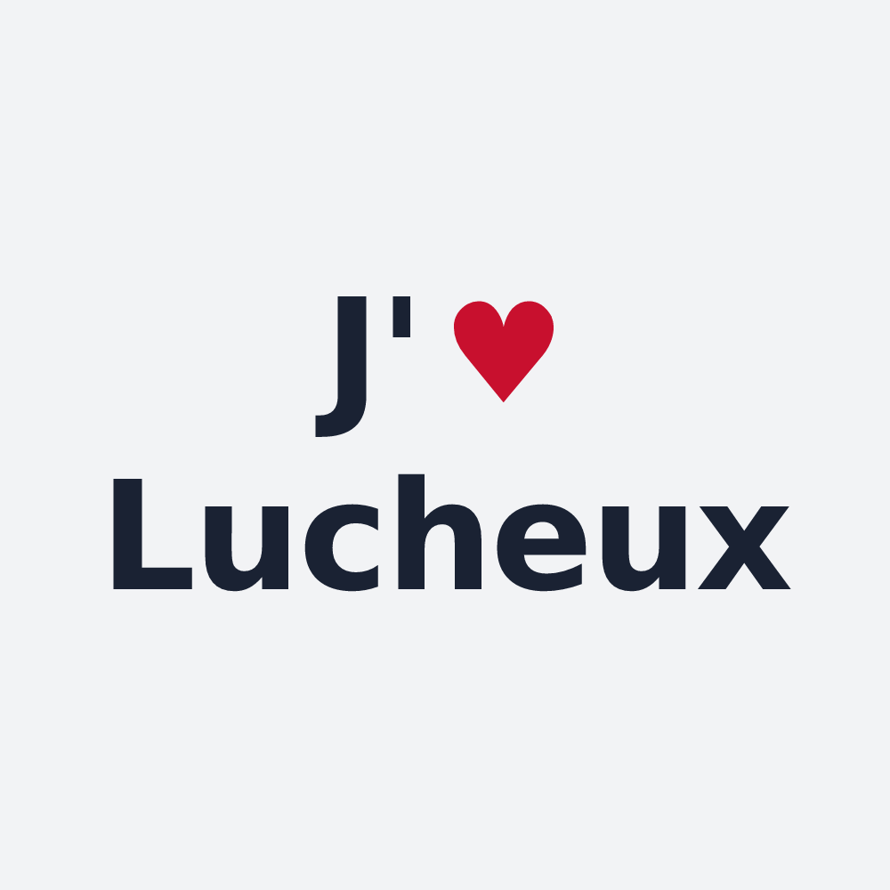 Poster personnalisé Lucheux — design J'aime Lucheux