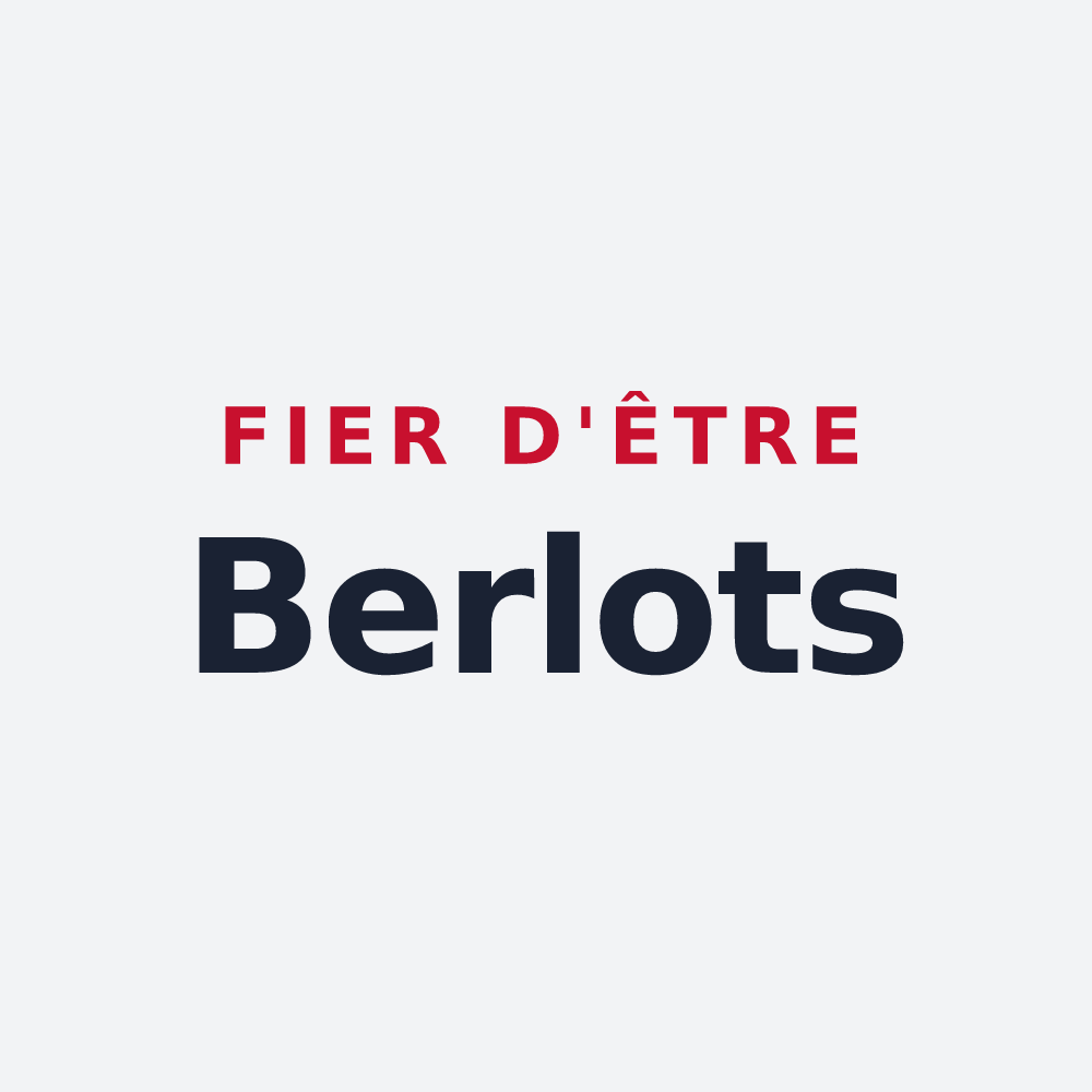 Poster « Fier d'être Berlots » — design pour Lucy-le-Bocage