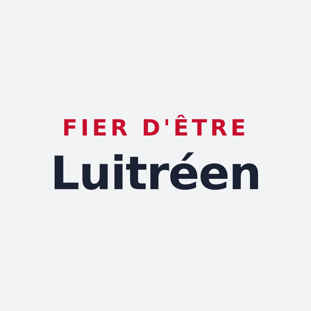 Poster « Fier d'être Luitréen » — design pour Luitré-Dompierre