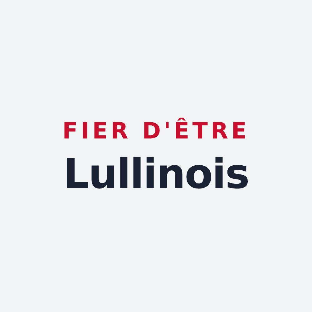 Poster « Fier d'être Lullinois » — design pour Lullin