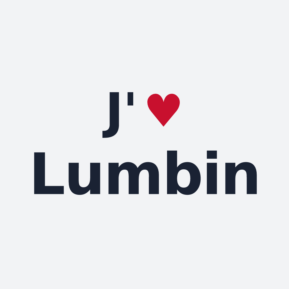 Poster personnalisé Lumbin — design J'aime Lumbin