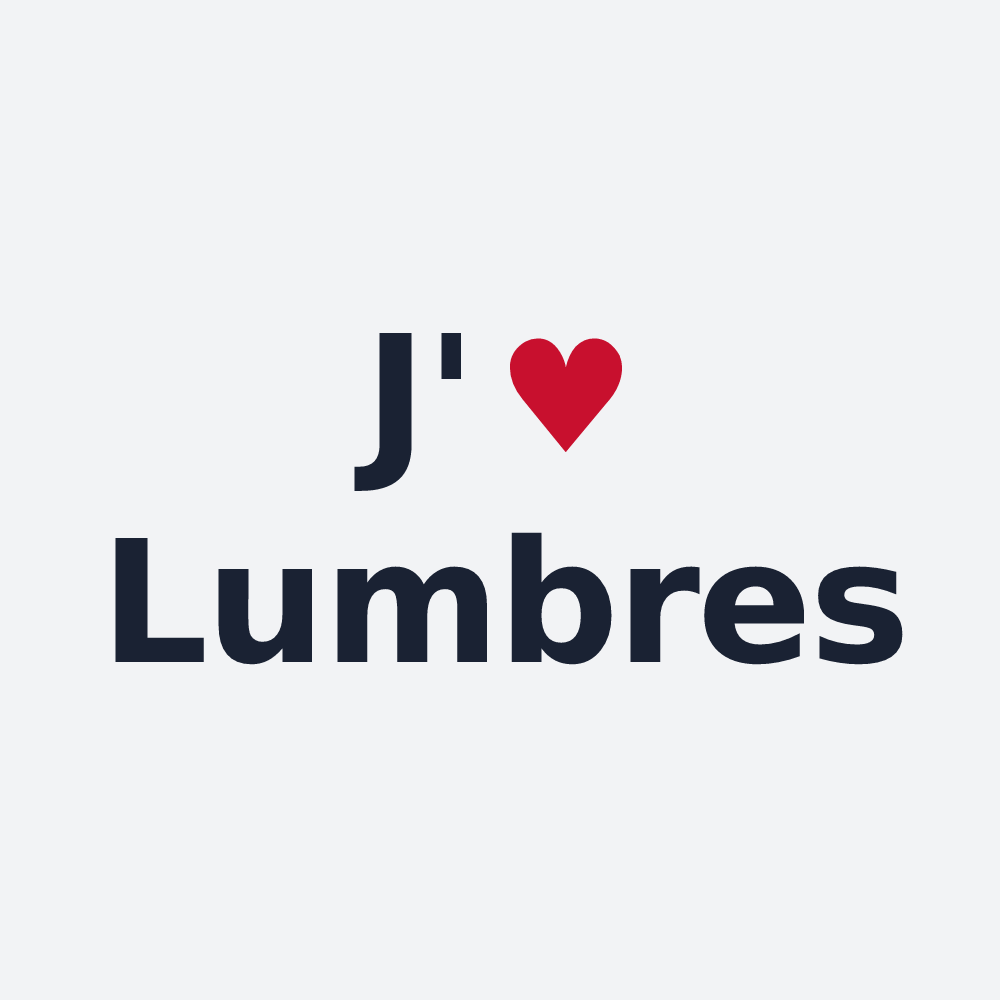 Poster personnalisé Lumbres — design J'aime Lumbres
