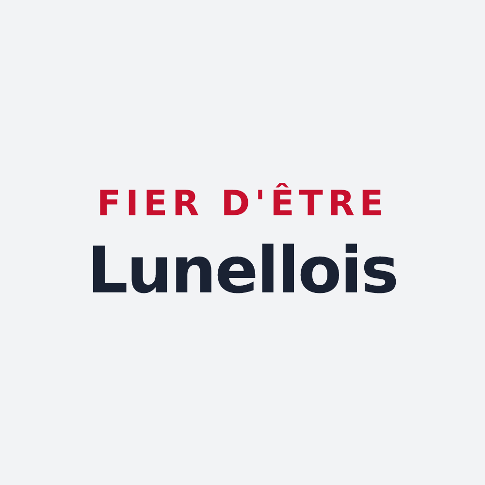 Poster « Fier d'être Lunellois » — design pour Lunel