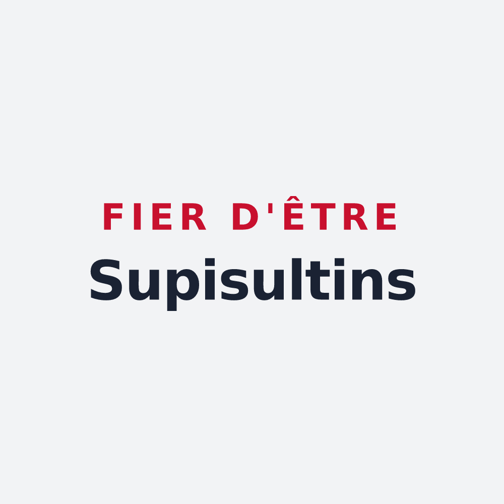 Poster « Fier d'être Supisultins » — design pour Lupsault