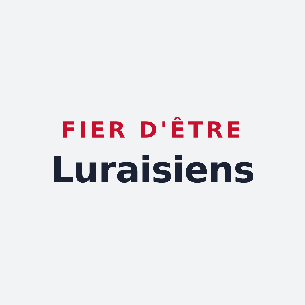 Poster « Fier d'être Luraisiens » — design pour Lurais