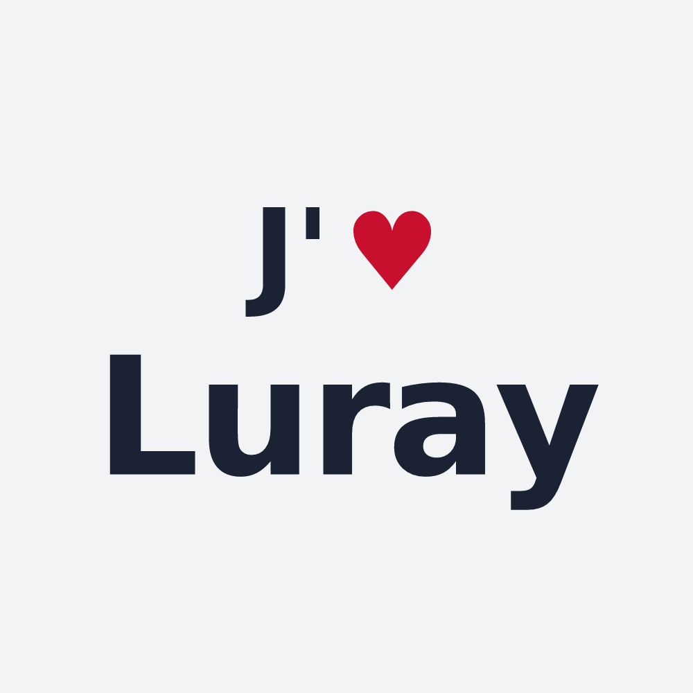 Poster personnalisé Luray — design J'aime Luray
