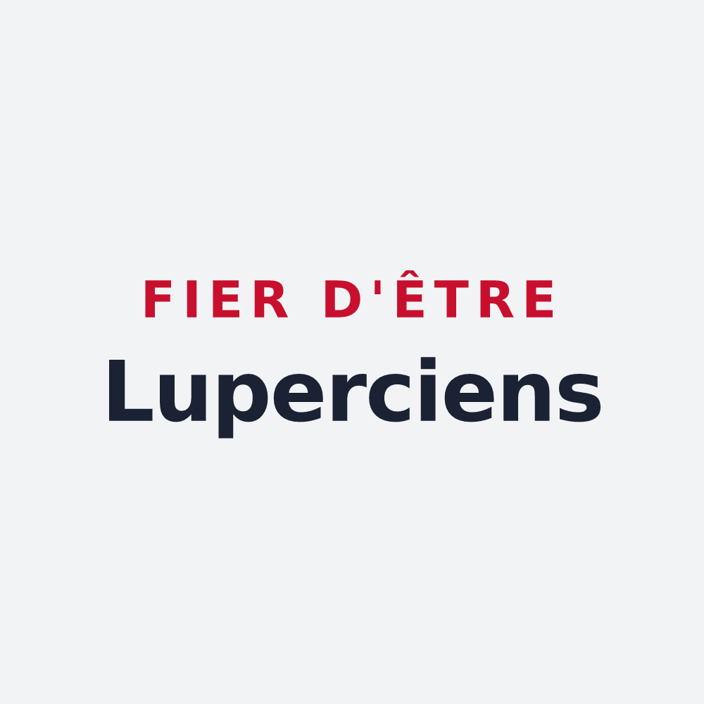 Poster « Fier d'être Luperciens » — design pour Lurcy