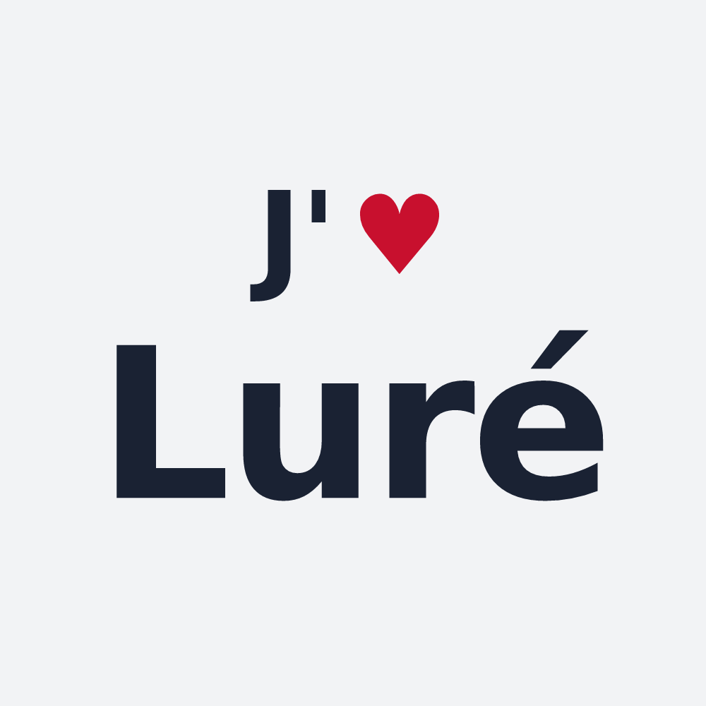 Poster personnalisé Luré — design J'aime Luré