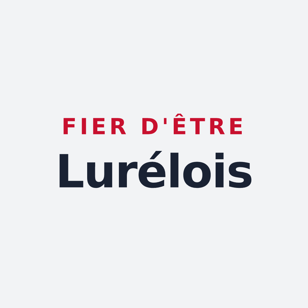 Poster « Fier d'être Lurélois » — design pour Luré