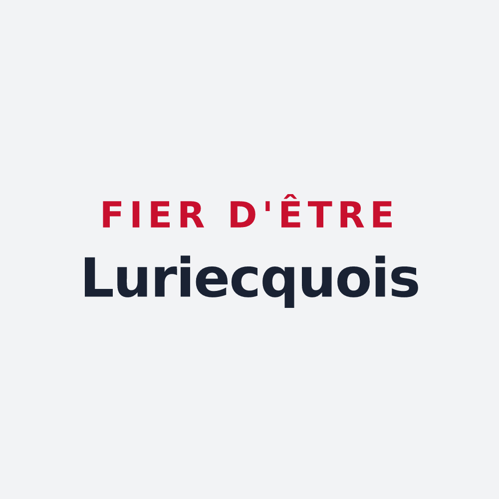 Poster « Fier d'être Luriecquois » — design pour Luriecq