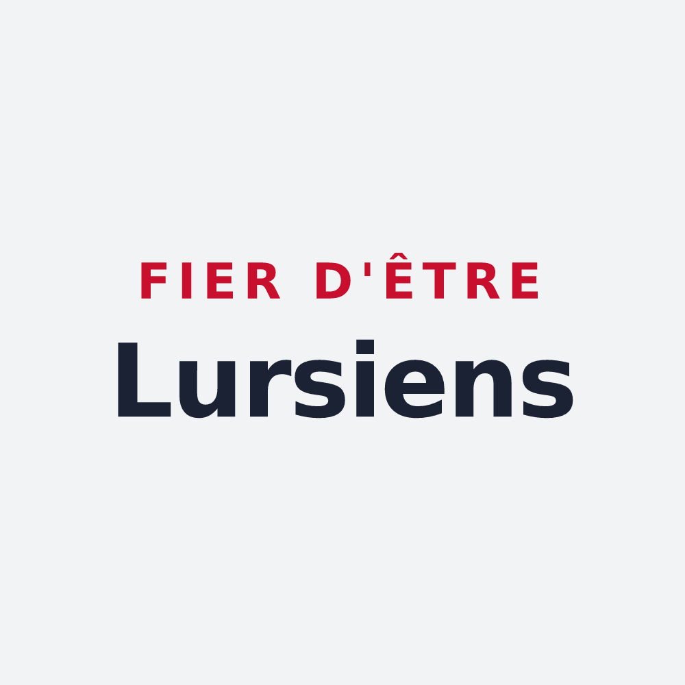 Poster « Fier d'être Lursiens » — design pour Lurs