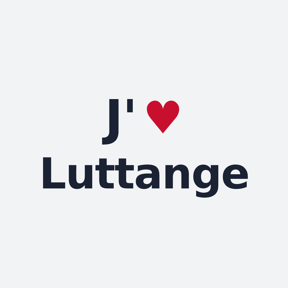 Poster personnalisé Luttange — design J'aime Luttange
