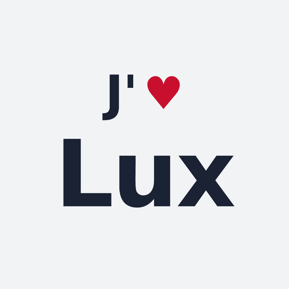 Poster personnalisé Lux — design J'aime Lux