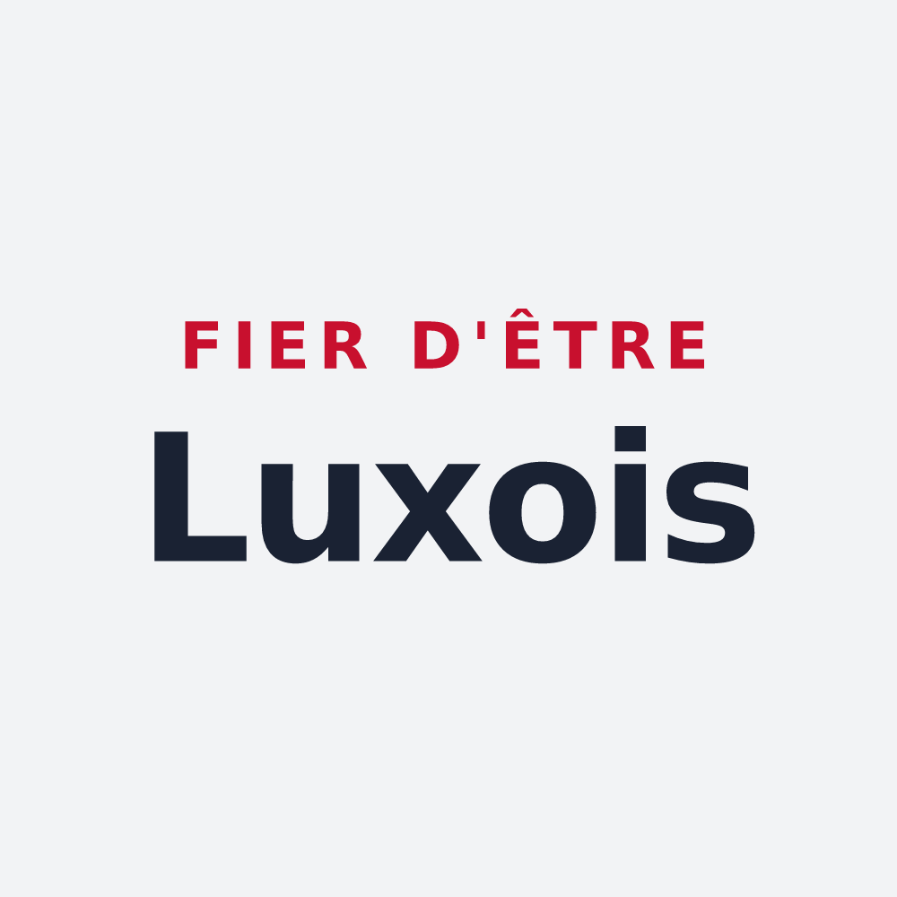 Poster « Fier d'être Luxois » — design pour Lux