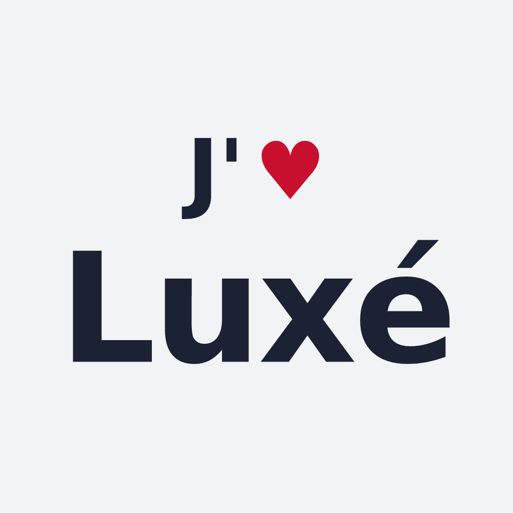 Poster personnalisé Luxé — design J'aime Luxé