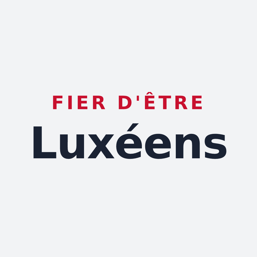 Poster « Fier d'être Luxéens » — design pour Luxé