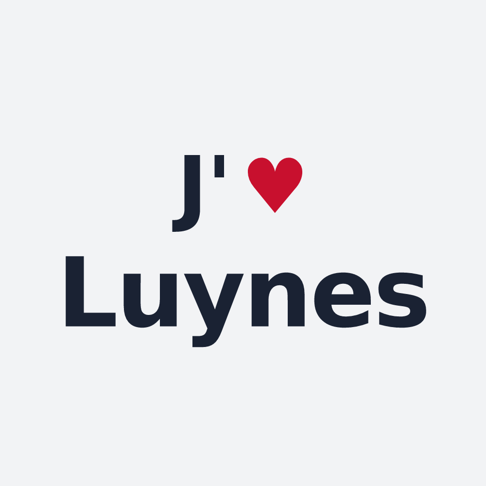 Poster personnalisé Luynes — design J'aime Luynes