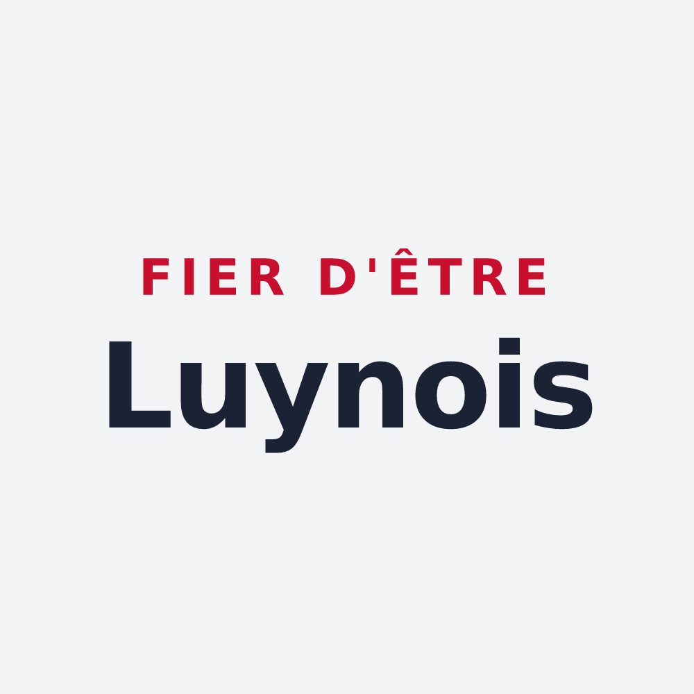 Poster « Fier d'être Luynois » — design pour Luynes
