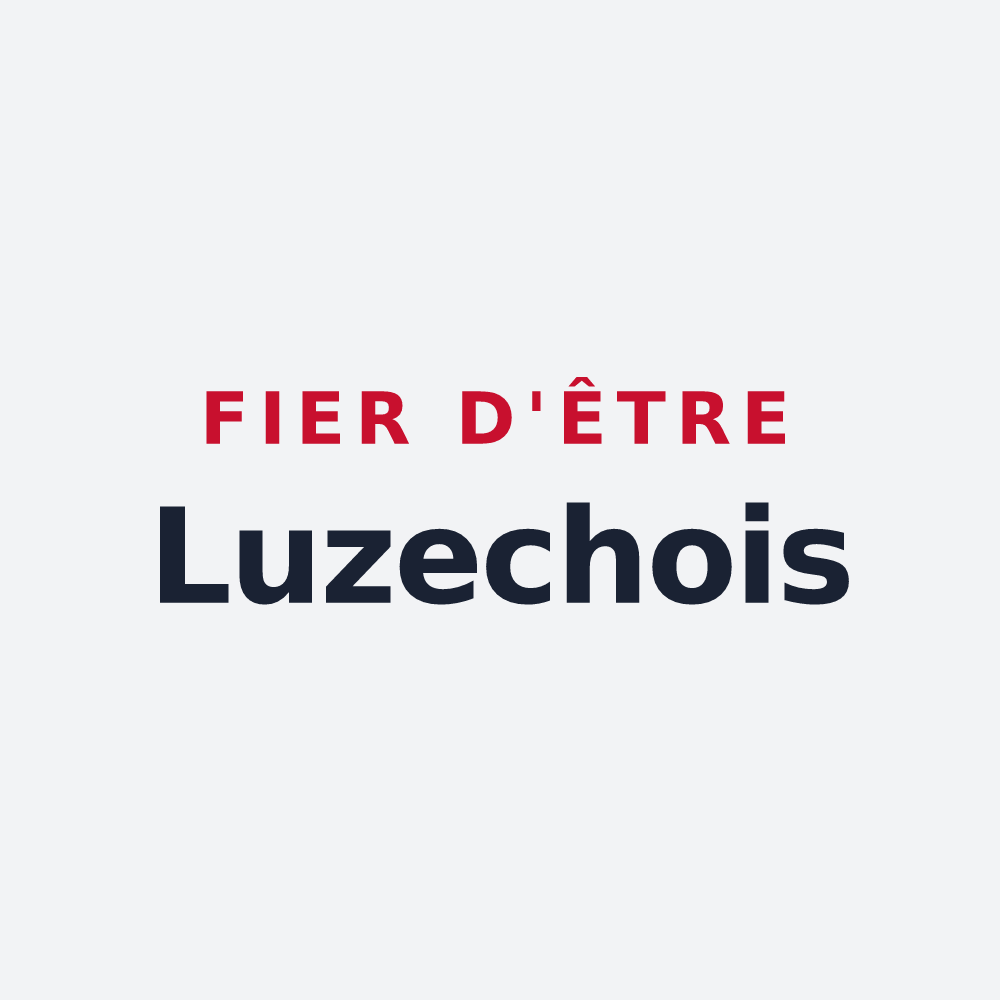 Poster « Fier d'être Luzechois » — design pour Luzech