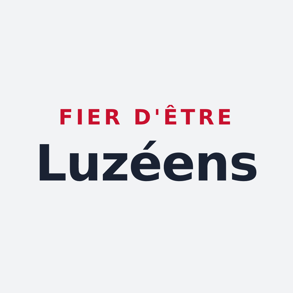 Poster « Fier d'être Luzéens » — design pour Luzy-sur-Marne