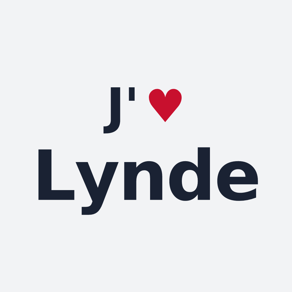 Poster personnalisé Lynde — design J'aime Lynde