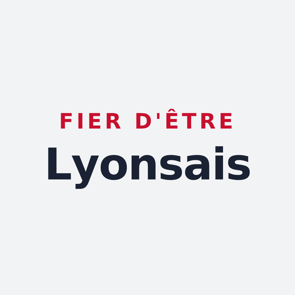 Poster « Fier d'être Lyonsais » — design pour Lyons-la-Forêt