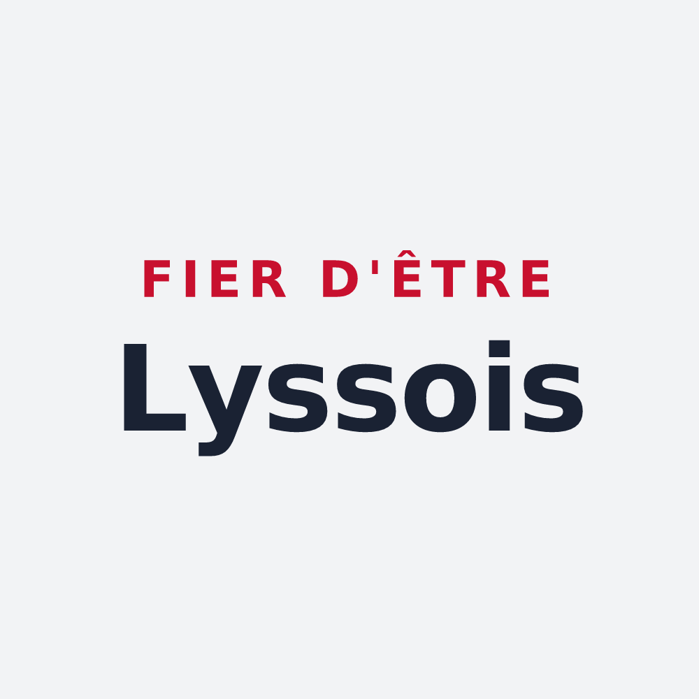 Poster « Fier d'être Lyssois » — design pour Lys-lez-Lannoy