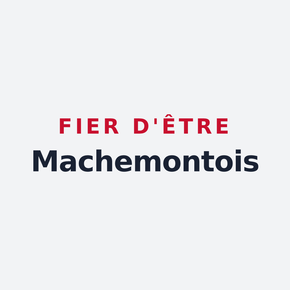 Poster « Fier d'être Machemontois » — design pour Machemont