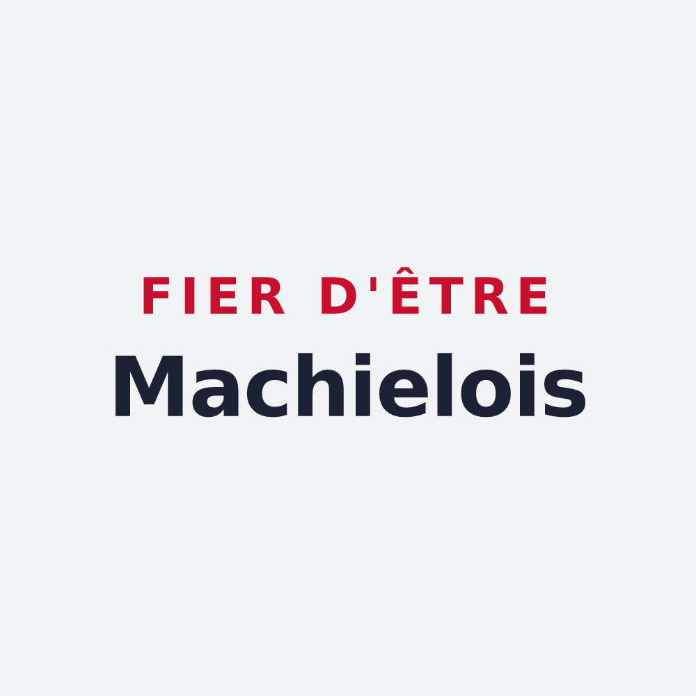 Poster « Fier d'être Machielois » — design pour Machiel