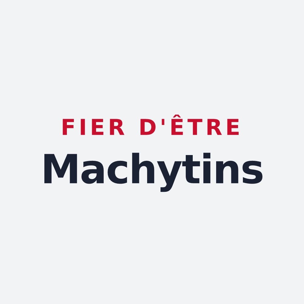Poster « Fier d'être Machytins » — design pour Machy