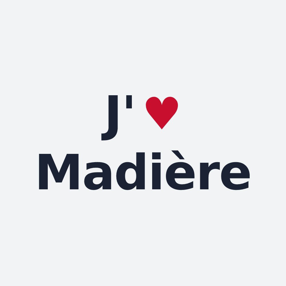 Poster personnalisé Madière — design J'aime Madière